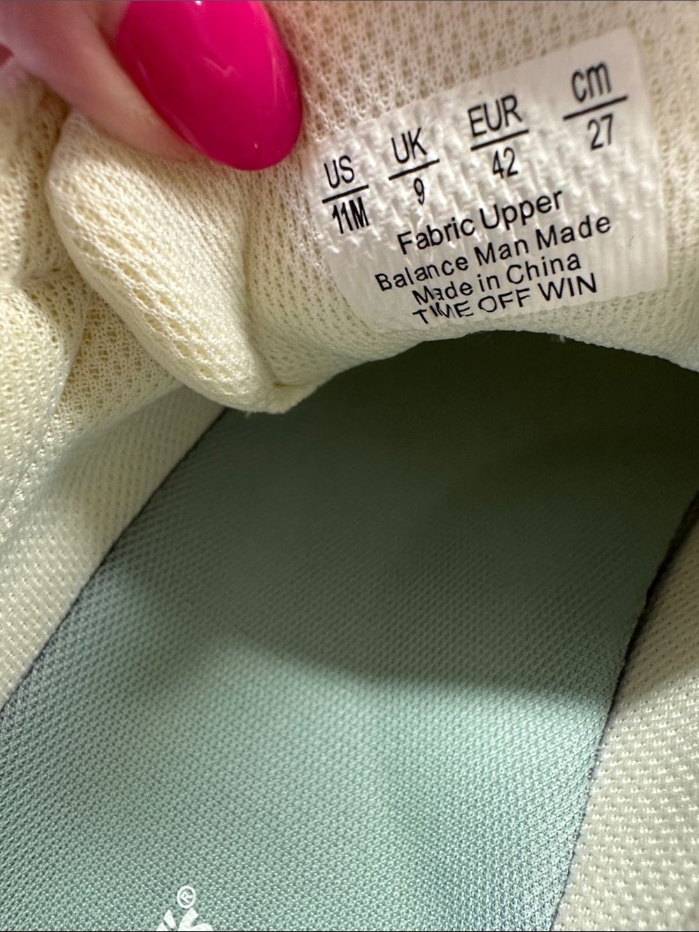 Dr. Scholl’s TIME OFF WIN Creamy White/Pink Suede Canvas Sneakers Size 11 - Picture 12 of 12